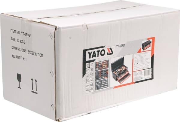 YATO TOOLBOX CABINET 80 PIECES 38951