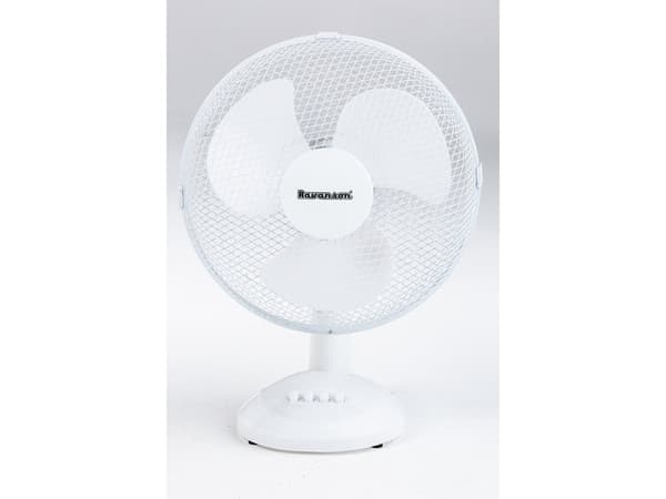 Ravanson WT-1030, Kotitaloustuuletin lavoilla, Harmaa, Valkoinen, Taulukko, Muovi, 35 cm, AC