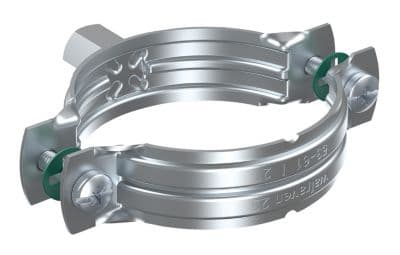 Walraven 2S rørb. 20-24mm - Elforzinket 2-skrue rørbøjle uiso. og M8/10 gevind