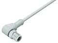 Pikkukuva 2 / 3: BINDER 77 3727 0000 40404-0500, 5 m, M12, Uros, Harmaa, Kestomuovinen elastomeeri, -40 - 105 °C
