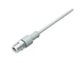 Miniatyrbild 3 av 4: BINDER 77 3729 0000 40404-0200, 2 m, M12, Hankoppling, Grå, Termoplastisk elastomer (TPE), -40 - 105 ° C