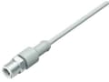 Miniatyrbild 2 av 4: BINDER 77 3729 0000 40404-0200, 2 m, M12, Hankoppling, Grå, Termoplastisk elastomer (TPE), -40 - 105 ° C