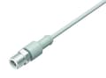 Miniatyrbild 1 av 4: BINDER 77 3729 0000 40404-0200, 2 m, M12, Hankoppling, Grå, Termoplastisk elastomer (TPE), -40 - 105 ° C