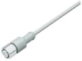 Pikkukuva 2 / 4: BINDER 77 3730 0000 40405-0500, 5 m, M12, Hunstik, Grå, Termoplastisk elastomeeri (TPE), -40 - 105 °C