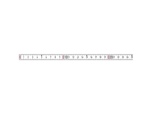 BMI 357004001RNL-SK Målebånd 1 m Stål