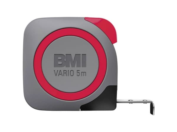 BMI Taschenbandmaß VARIO 8m EG1 Bandbreite 19mm ABS-Kunstst. 411841820-EGI Målebånd 8 m Stål