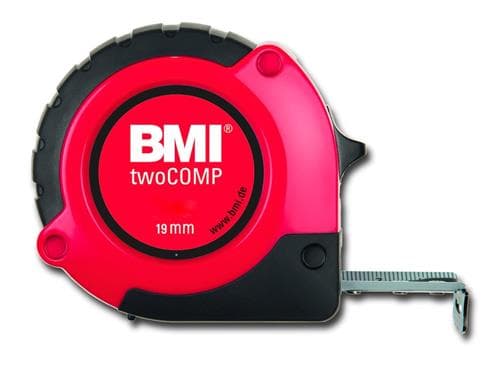 BMI twoComp 472841021M Målebånd 8 m Stål
