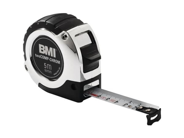 BMI chrom 475241221 Målebånd 2 m Stål