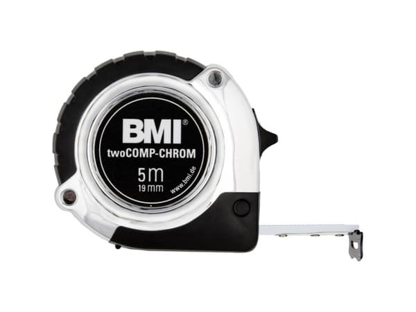 BMI twoCOMP 475541221 Målebånd 5 m Stål