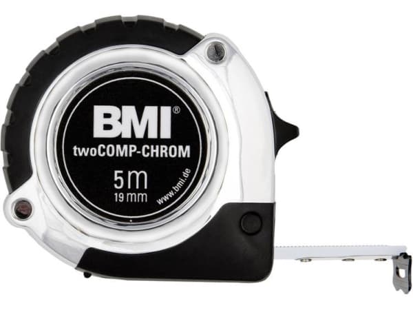BMI twoCOMP 475541221 Målebånd 5 m Stål