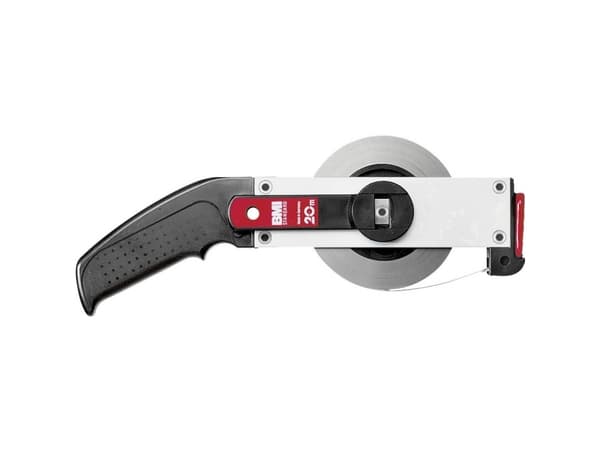 BMI Glasfaserbandmass 20m auf LM-Rahmen plus6 520021020A Målebånd 20 m Glasfiber