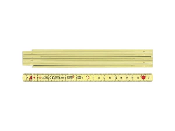 BMI 936990200 Målestok 2 m Plastic