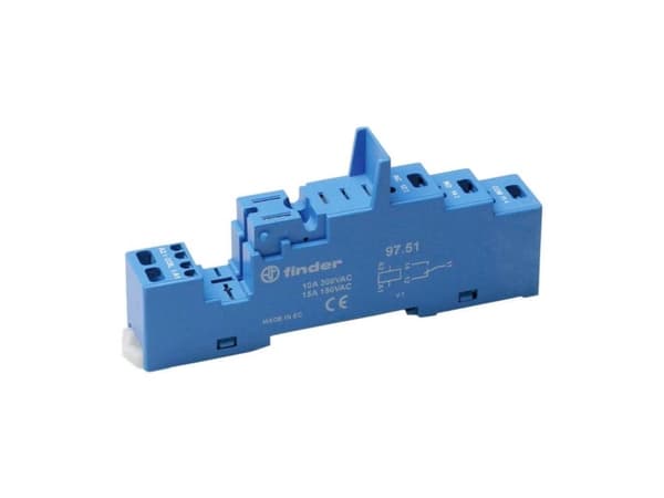 Finder 97.51 Reläuttag Finder 46.61 (L x B x H) 95,6 x 15,8 x 32,5 mm 1 st