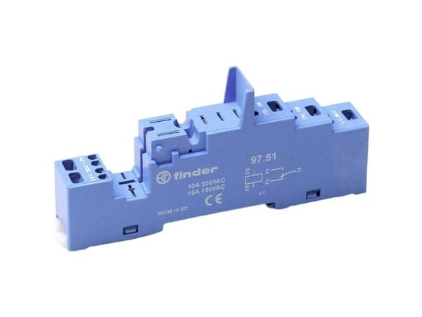 Finder 97.51 Reläuttag Finder 46.61 (L x B x H) 95,6 x 15,8 x 32,5 mm 1 st
