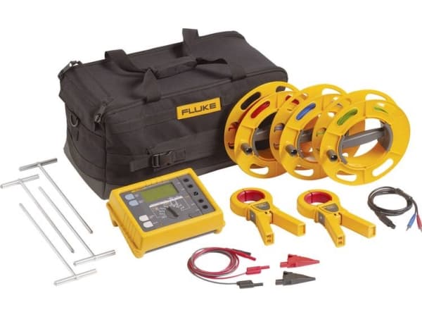 Fluke 1625-2 GEO kit, Svart, Gult, 50 V, 0,1 V, Knapper, Rotasjon, 5%, 8 s