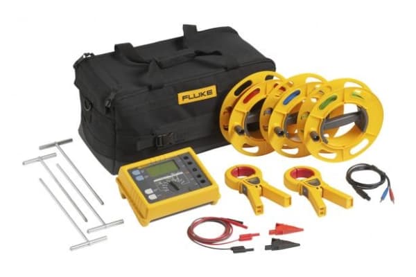 Fluke 1625-2 GEO kit, Svart, Gult, 50 V, 0,1 V, Knapper, Rotasjon, 5%, 8 s