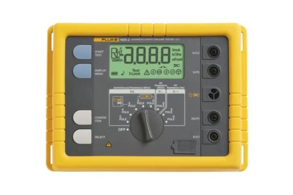 Fluke 1625-2 GEO kit, Svart, Gult, 50 V, 0,1 V, Knapper, Rotasjon, 5%, 8 s