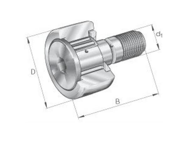 INA vevade hjul KR47-PP-A Ytterdiameter 20 mm