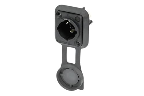 Neutrik NAC3MPX-TOP, CuSn0.2, Svart, Koppar, Polyamid, Rostfritt stål, Koppar, Kopparlegering, IP65