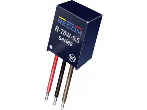 RECOM R-78W5.0-0.5 DC/DC-omvandlarmodul 5 V 500 mA 2,5 W Antal utgångar: 1 x