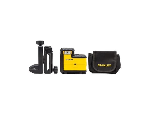 Stanley STHT77504-1, 20 m, 0,4 mm/m, 4°, 635 nm, Horisontell / Vertikal, Röd Svart, Gul
