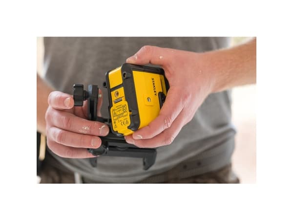 Stanley SLL360, 25 m, 0,4 mm/m, grön, linjenivå, svart, gul, batteri