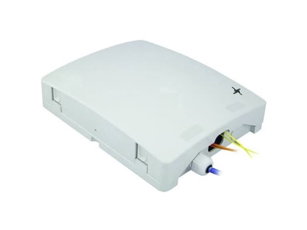 Telegärtner 100022236 Lysledersplejsningshus Gråhvid (RAL 7035) 1 stk