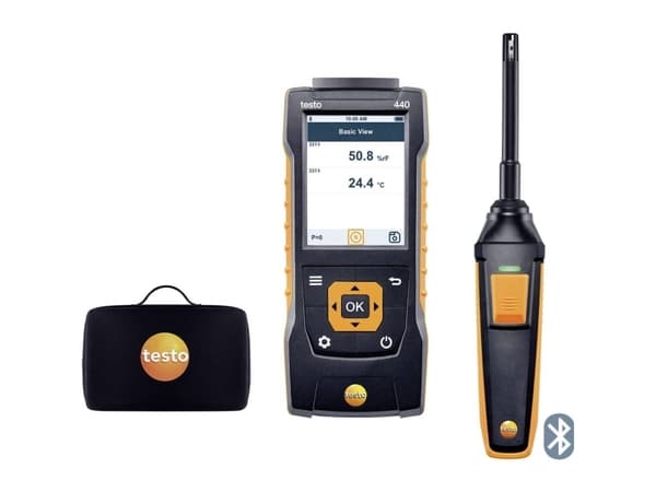 testo 440 Set RH Fuktmätare (hygrometer) 0 % rH 100 % rH