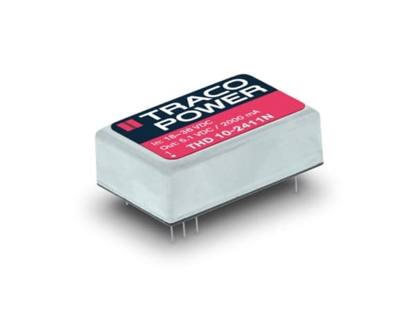 Traco Power THD 10-1212N, 20,3 mm, 10,2 mm, 31,8 mm, 17,3 g, 10 W, 9-18 V