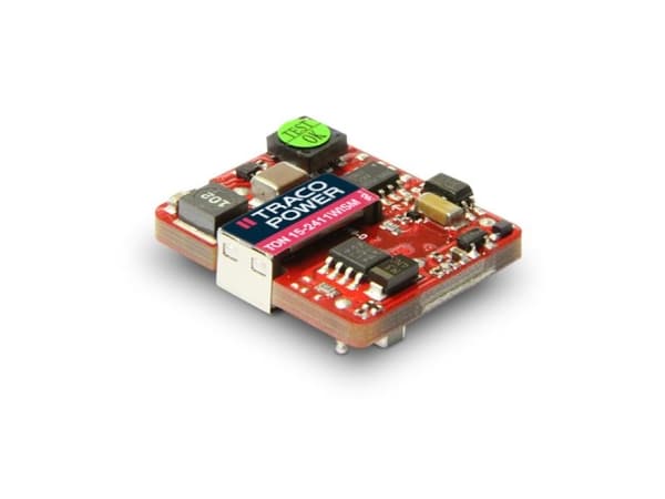 TracoPower TON 15-4812WISM DC/DC-omformer, print 48 V/DC 12 V/DC 1300 mA 15 W Antal udgange: 1 x