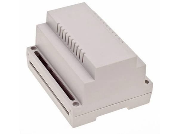 TRU COMPONENTS TC-7910724 DIN-nahkakaappi 107 x 89 x 66 ABS-V0 Grå 1 kpl
