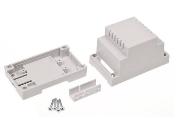 TRU COMPONENTS TC-7910728 DIN-nahkakaappi 53 x 89 x 65 ABS-V0 Grå 1 kpl