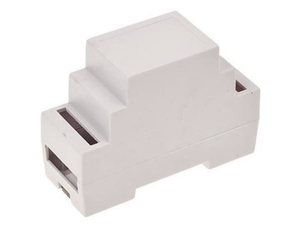 TRU COMPONENTS TC-7910732 DIN-nahkakaappi 34 x 89 x 63 ABS-V0 Grå 1 kpl