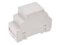 Pikkukuva 2 / 2: TRU COMPONENTS TC-7910800 DIN-nahkakaappi 35 x 90 x 65 ABS-V0 Grå 1 stk 1 stk
