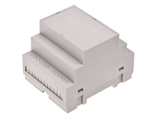 TRU COMPONENTS TC-7910880 DIN-nahkakaappi 70 x 90 x 65 ABS-V0 Grå 1 stk 1 stk