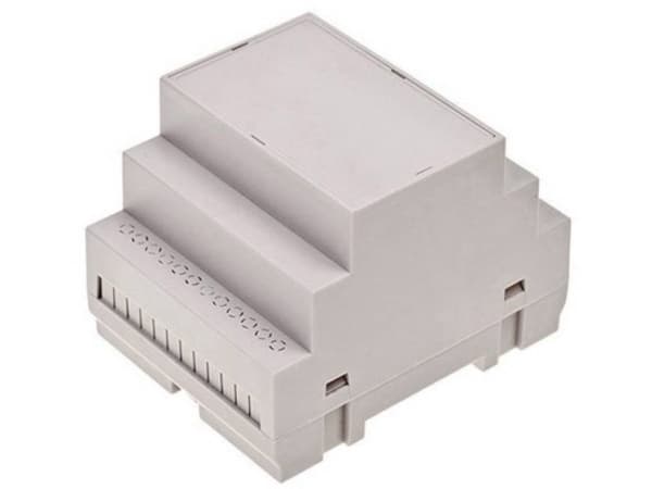 TRU COMPONENTS TC-7910880 DIN-nahkakaappi 70 x 90 x 65 ABS-V0 Grå 1 stk 1 stk
