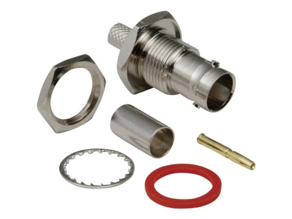 TRU COMPONENTS BNC-liitin Liitäntä, uppoasennus pystysuoraan 75 Ohm 1 kpl