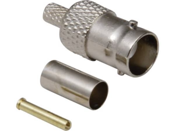 TRU COMPONENTS 1579268 BNC-kontakt Anslutning, rak 75 Ω 1 st