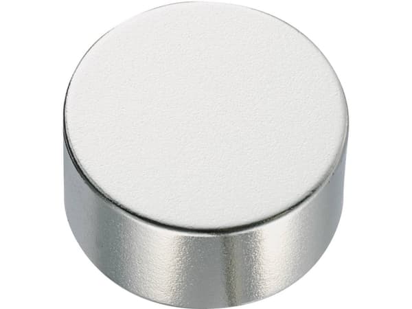 TRU COMPONENTS 506103 Kestomagneetti Pyöreä (Ø x K) 20 mm x 2 mm N45 1,33 - 1,37 T Raja-arvolämpötila (max.): 80 °C