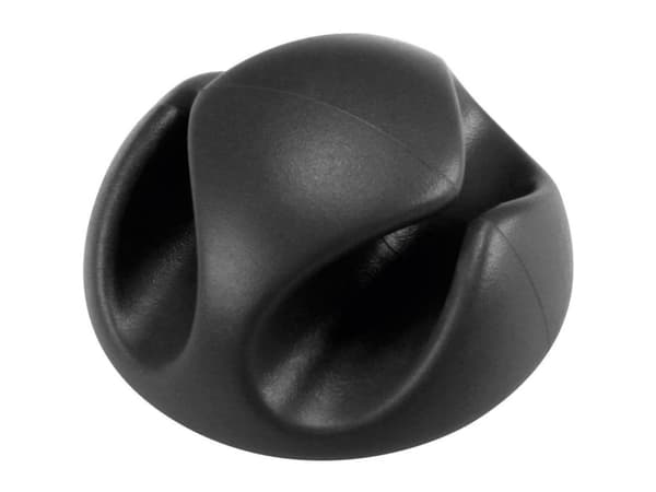 TRU COMPONENTS Kabelhållare Självhäftande 558364 Bundle-Ø-område 8 mm (max) Svart 6 st