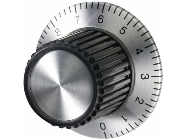 TRU KOMPONENTER Finkalibreringsskala Aluminium (anodiserat) (Ø x H) 37 mm x 23,3 mm 1 st