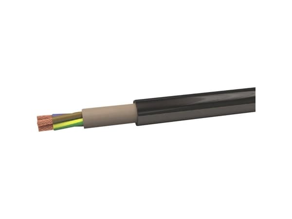VOKA Kabelwerk 200207-00 Jordkabel NYY-J 3 x 1.5 mm² Sort (RAL 9005) 100 m
