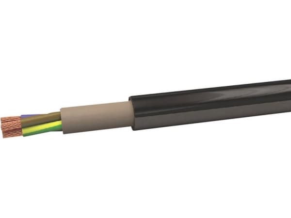VOKA Kabelwerk 200207-00 Jordkabel NYY-J 3 x 1.5 mm² Sort (RAL 9005) 100 m
