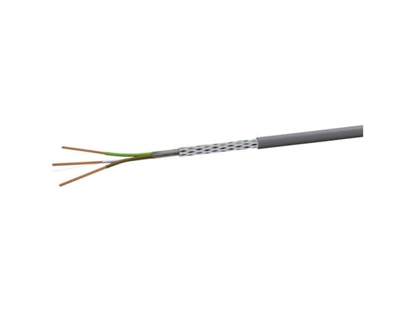 VOKA Kabelwerk LiYCY Styreledning 5 x 0.50 mm² Grå (RAL 7001) LIYCY5X05 100 m