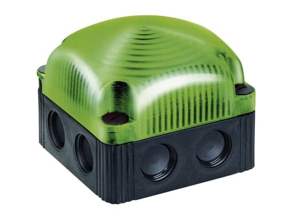 Werma Signaltechnik Signallampa LED 853.210.54 853.210.54 853.210.54 Grön blinkande lampa 12 V/DC