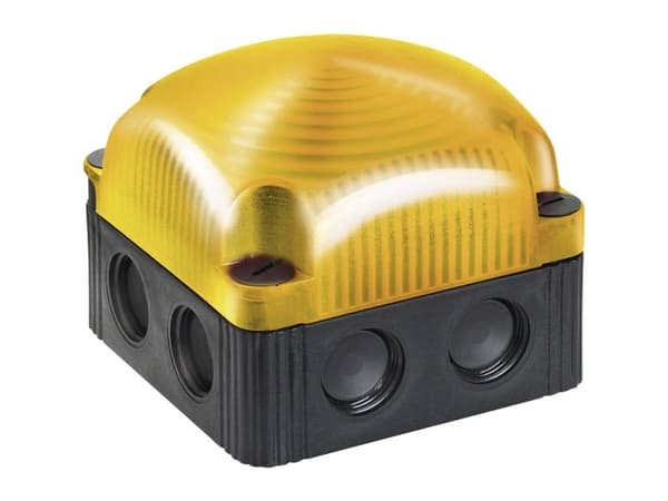 Werma Signaltechnik Signalpære LED Werma 853.310.54 Gul Blitzlys 12 V/DC