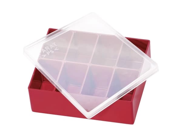 Parat 900021166, Verktygslåda, Plast, Röd, 118 mm, 44 mm, 97 mm