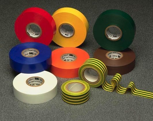 3M PVC electrical insulating tape TEMFLEX 1300 18mm 20m YELLOW - DE272962809