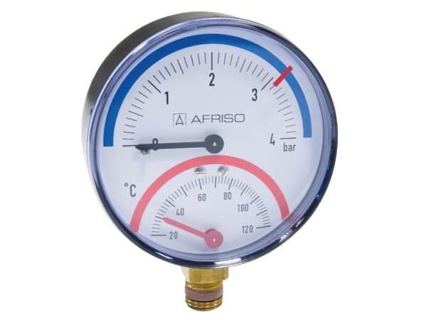 Afriso TERMOMANOM.TM80-R O, 4MPA/20-120 ° C 63,337 $