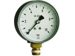 Afriso Heating manometer RF 80 rad, fi80 mm, 0 ÷ 2.5 bar, G1/2 '' rad, cl. 2.5 (63561)